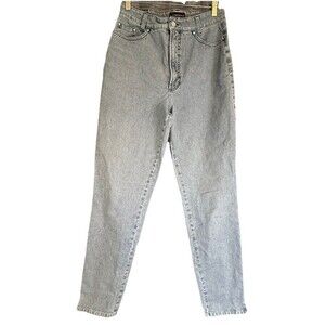 Cambio Jeans Light Wash High Rise Straight Leg Ankle Slit Women's Waist 28